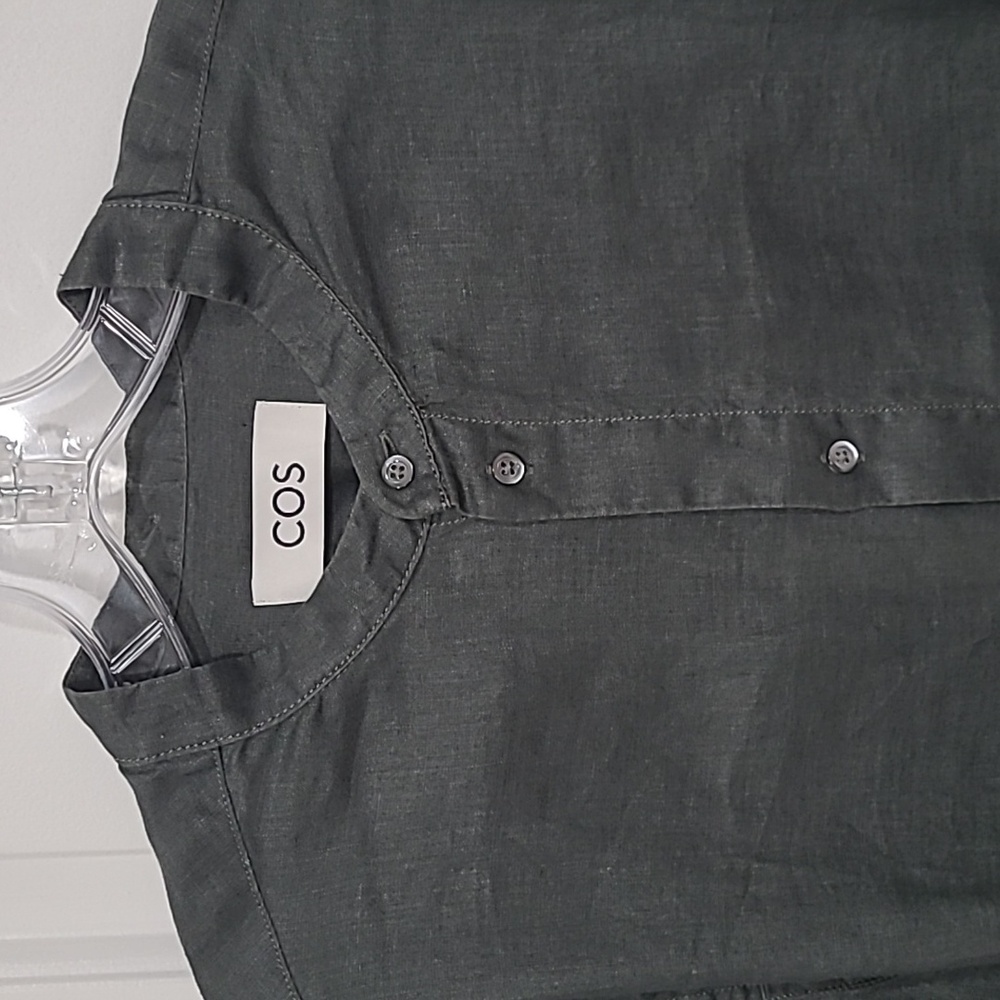 COS Men's Dark Green Shirt - Picture 6 of 8